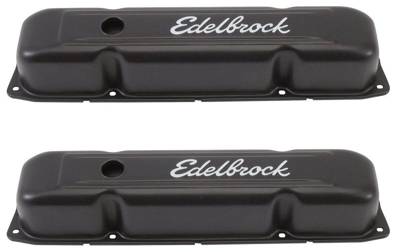 Edelbrock Signature Series Black Valve Covers (ED4493) ED4493