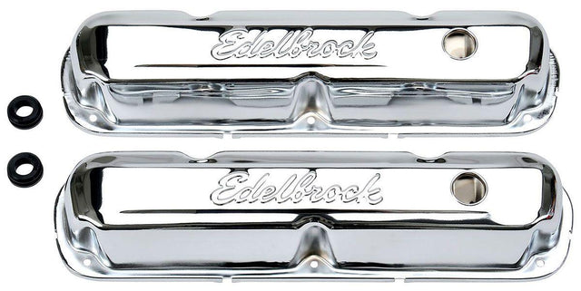 Edelbrock Signature Series Chrome Valve Covers (ED4495) ED4495