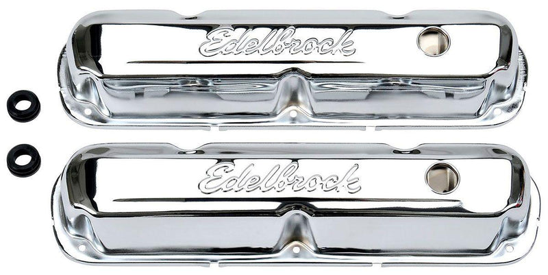 Edelbrock Signature Series Chrome Valve Covers (ED4495) ED4495