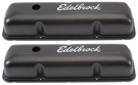 Edelbrock Signature Series Black Valve Covers (ED4623) ED4623
