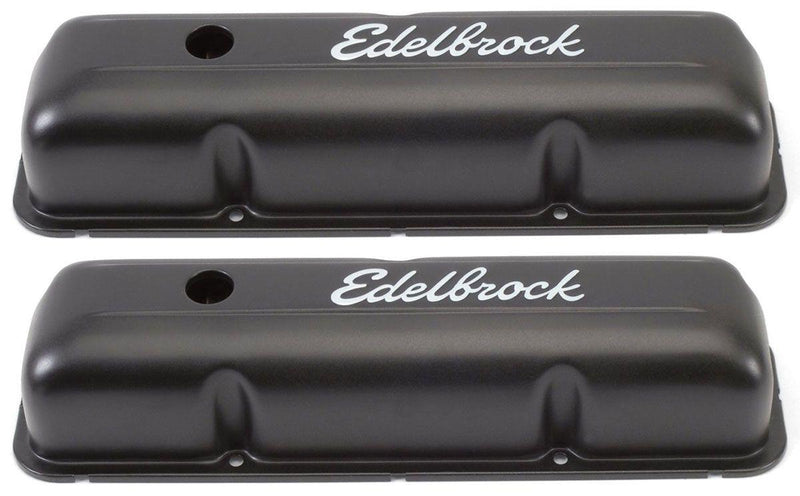 Edelbrock Signature Series Black Valve Covers (ED4623) ED4623