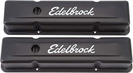Edelbrock Signature Series Black Valve Covers (ED4643) ED4643