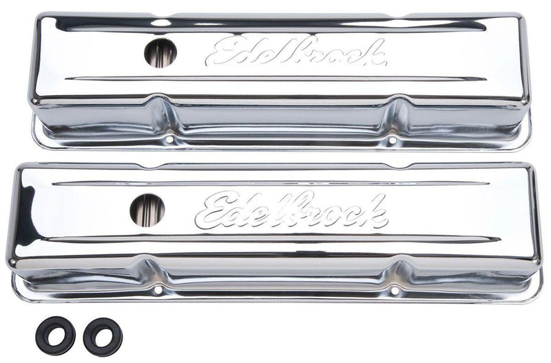 Edelbrock Signature Series Chrome Valve Covers (ED4649) ED4649
