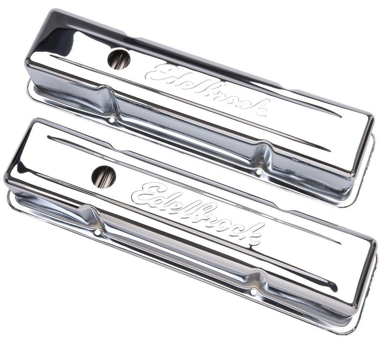 Edelbrock Signature Series Chrome Valve Covers (ED4649)