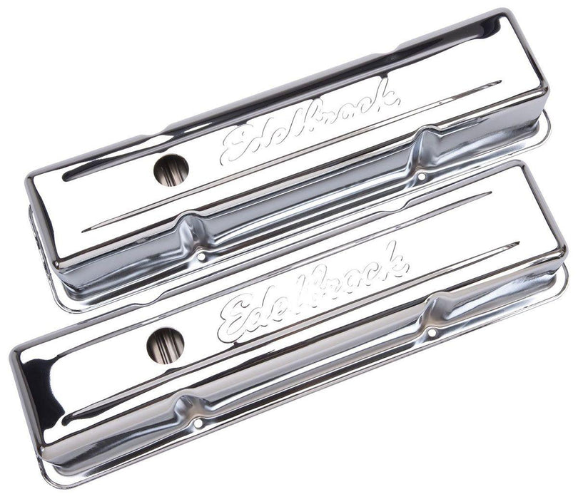 Edelbrock Signature Series Chrome Valve Covers (ED4649)