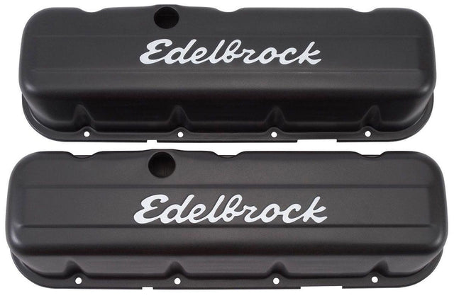 Edelbrock Signature Series Black Valve Covers (ED4683) ED4683
