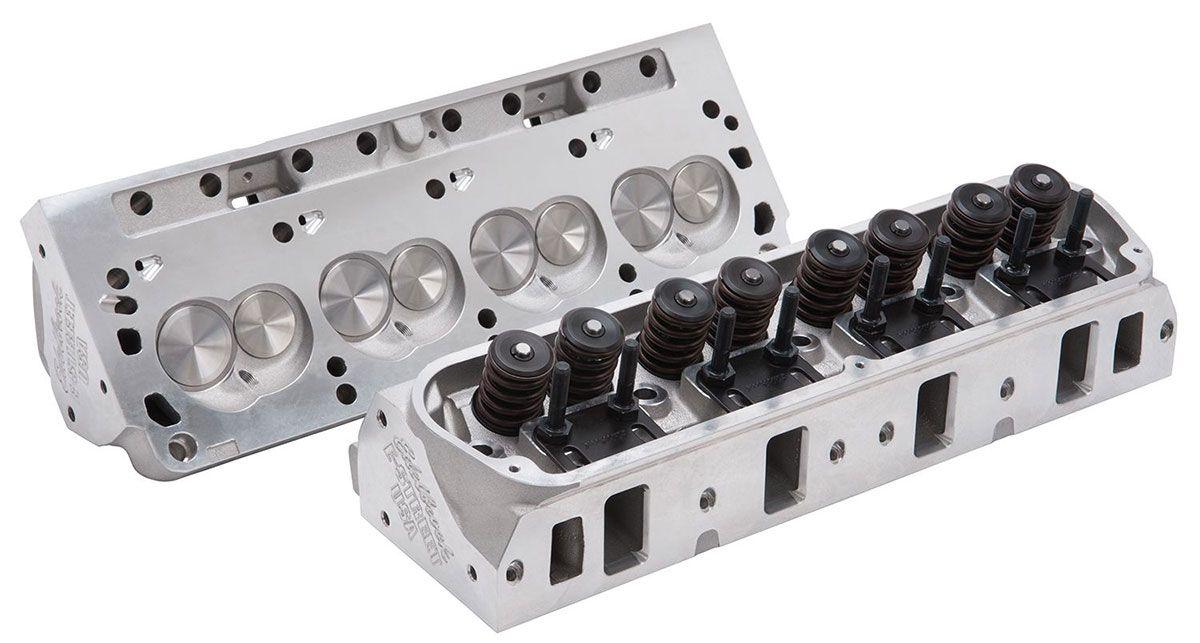 Edelbrock SB FORD 289 302 351W E-STREET HEADS 60CC COMPLETE HYD F/T 1.90 INT SBF EDELBROCK - 5023 (ED5023)