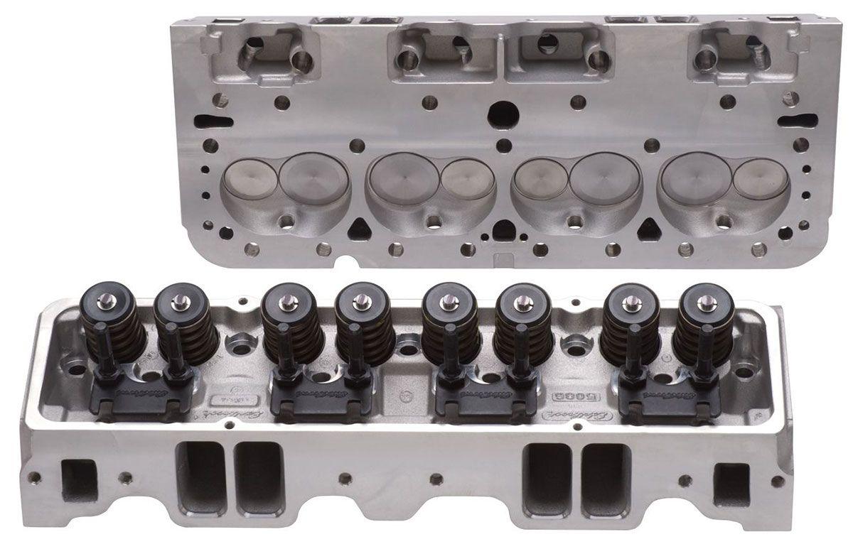 Edelbrock E-210 Cylinder Heads - Pair - Complete (ED5085)