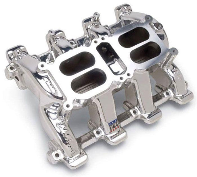 Edelbrock RPM Air-Gap Dual-Quad Intake Manifold - EnduraShine finish (ED75184) ED75184
