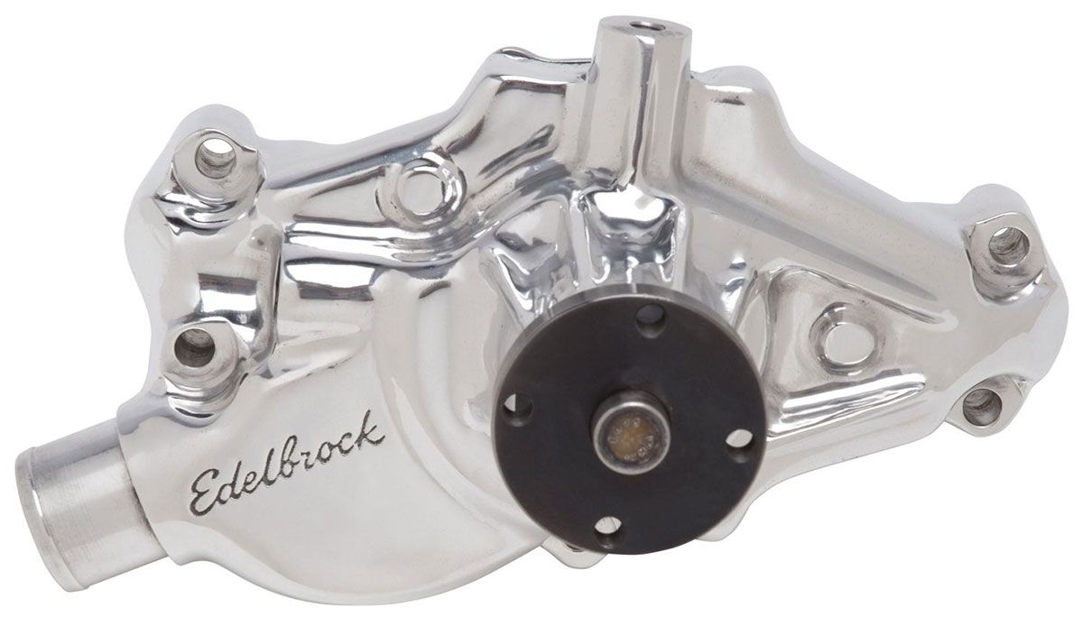 Edelbrock Victor Series Aluminium Water Pump - Reverse Rotation Polished (ED8825)