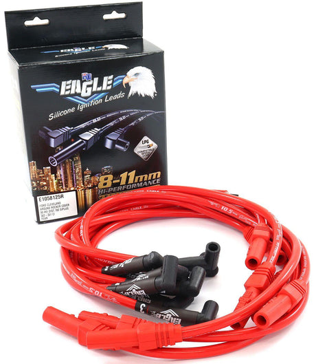 EL 10.5mm Eliminator Series II Around Rocker Cover Lead Set - Red (ELE1058125R) ELE1058125R