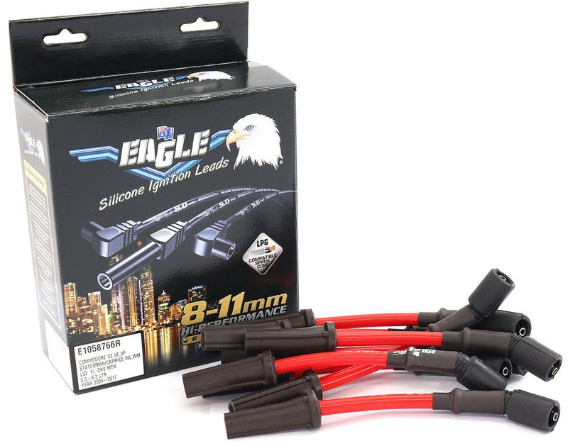 EL 10.5mm Eliminator Series II Over Rocker Cover Lead Set - Red (ELE1058766R) ELE1058766R