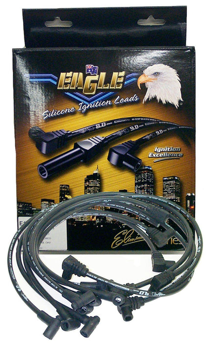 EL 9mm Eliminator Series I Around Valve Cover Lead Set - Black (ELE98125BK)