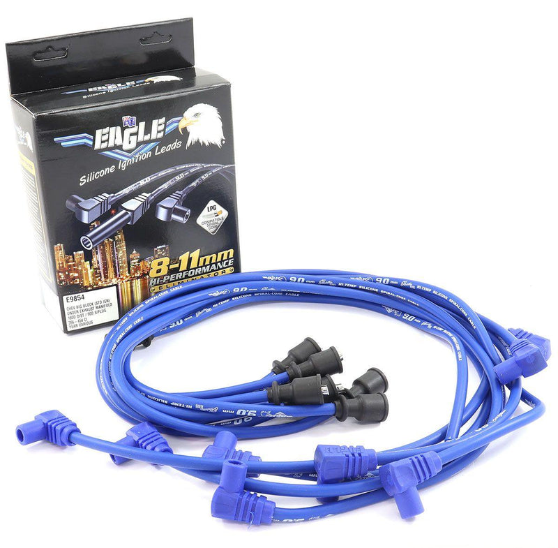 EL 9mm Eliminator Series I Under Exhaust Manifold Lead Set - Blue (ELE9854) ELE9854