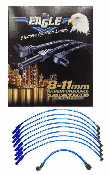EL 9mm Eliminator Series I Around Rocker Cover Lead Set - Blue (ELE9864) ELE9864