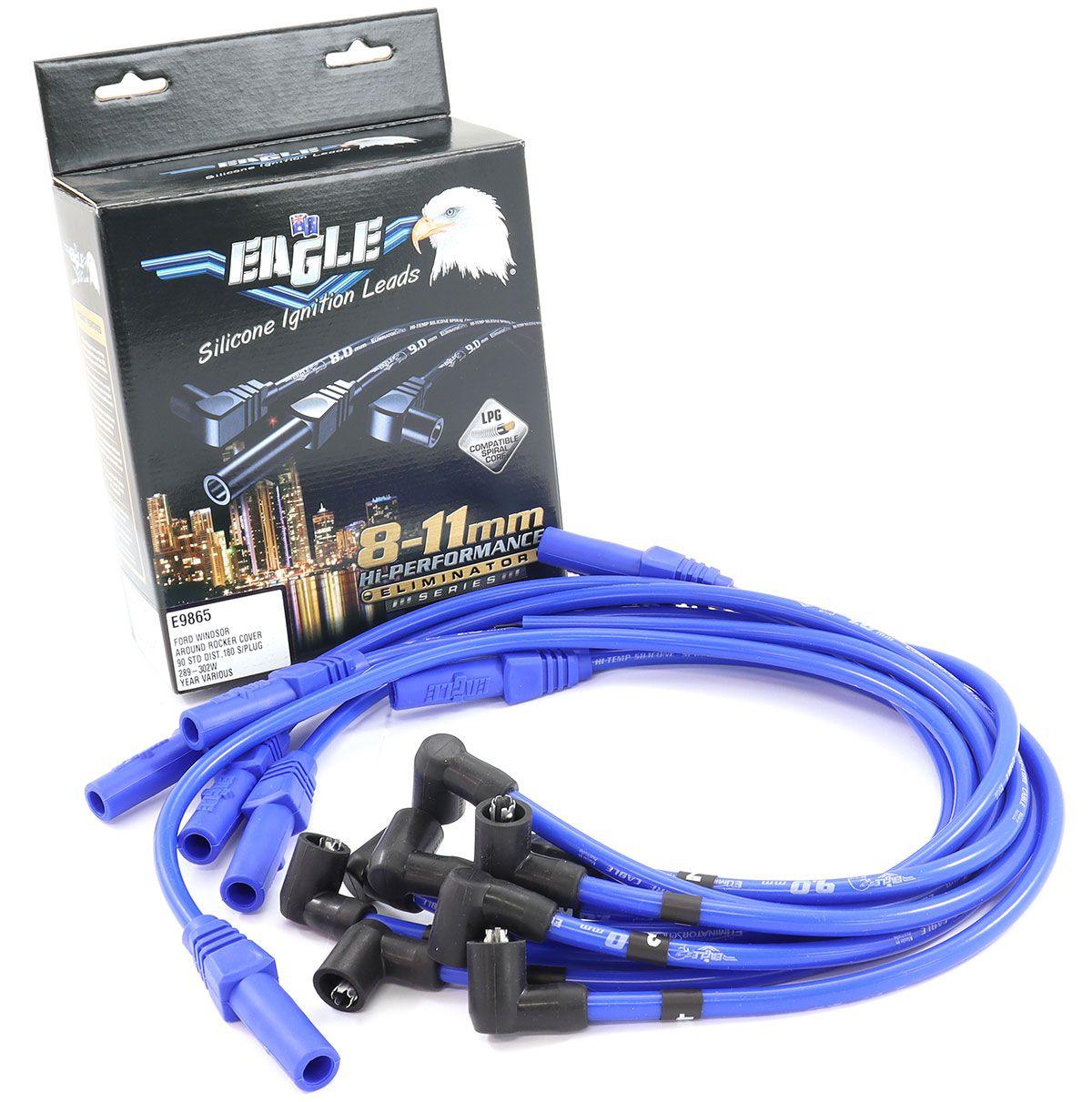 EL 9mm Eliminator Series I Around Rocker Cover Lead Set - Blue (ELE9865) ELE9865