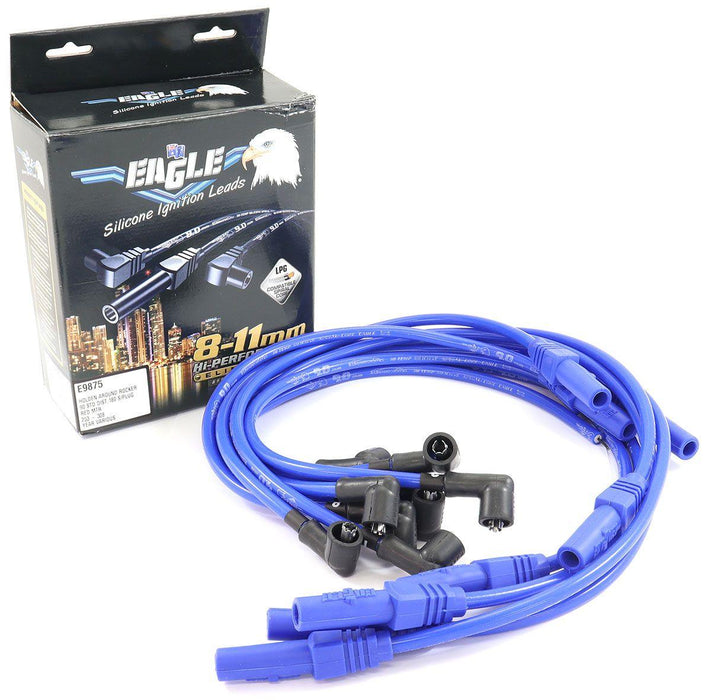 EL 9mm Eliminator Series I Around Rocker Cover Lead Set - Blue (ELE9875)