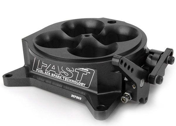 FAST  1375cfm Billet 4-Barrel 4150 Throttle Body, Black (FAST307603B)