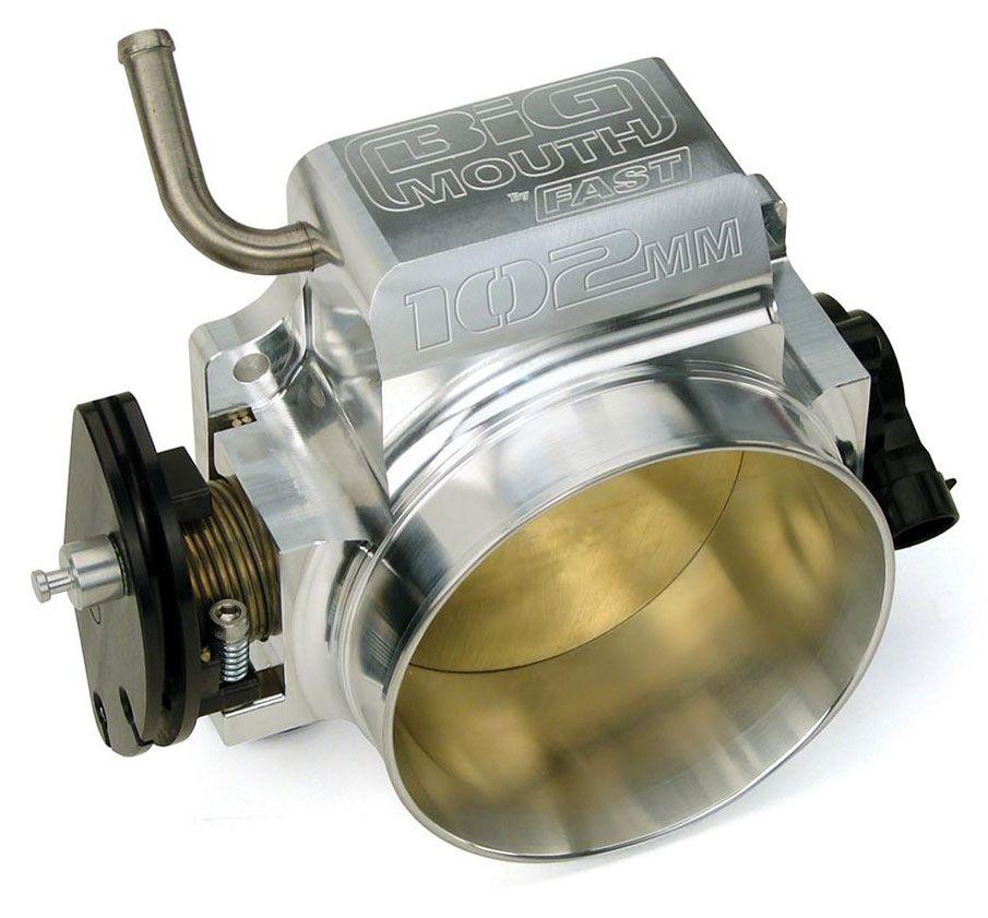 FAST LSX 4-BOLT 102MM THROTTLE BODY NO TPS OR IAC, POLISHED COMP - 54102 (FAST54102) FAST54102