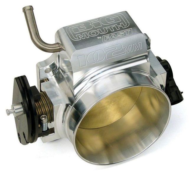 FAST LSX 4-BOLT 102MM THROTTLE BODY NO TPS OR IAC, POLISHED COMP - 54102 (FAST54102) FAST54102