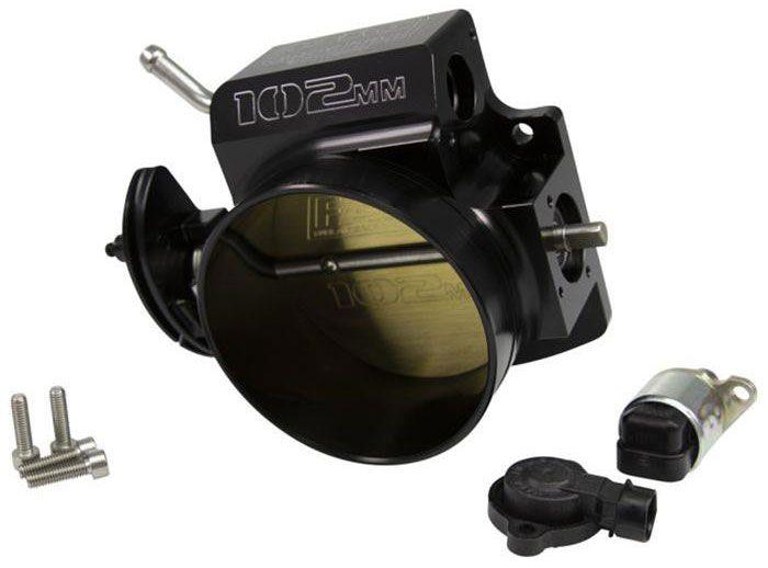 FAST LSX 4-Bolt 102mm Throttle Body, Black (FAST54107) FAST54107