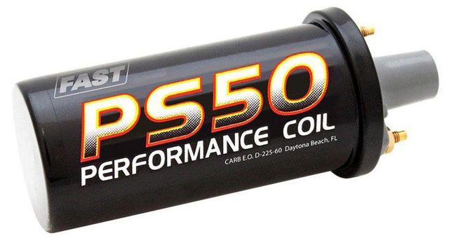 FAST PS50 IGNITION COIL, BLACK SUITS I6 & XR-3000 IGNITIONS COMP / FAST / 730-0050 (FAST730-0050) FAST730-0050