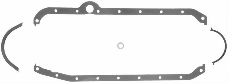Felpro SBC OIL PAN GASKET SET RIGHT DIPSTICK/THICK SEAL FELPRO - 1818 (FE1818) FE1818