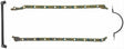 Felpro Cork/Rubber Oil Pan Gasket Set (FEOS30061C) FEOS30061C
