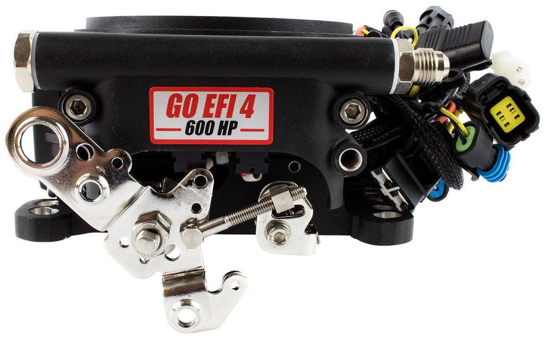 Fitech Go EFI 4 Self Tuning Fuel Injection System - Matte Black Finish (FH30002)