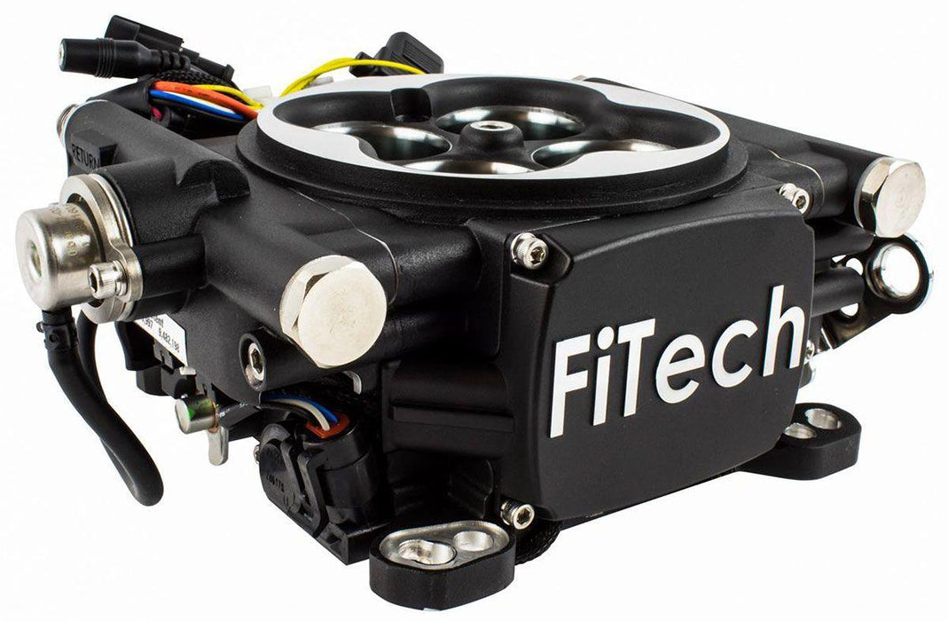 Fitech Go EFI 4 Self Tuning Fuel Injection System - Matte Black Finish (FH30002)