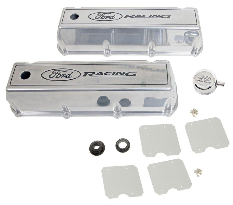 Ford Performance Aluminium Valve Covers (Polished) (FMM-6582-C460) FMM-6582-C460