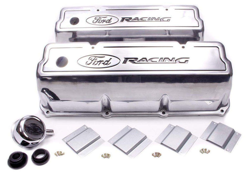 Ford Performance Aluminium Valve Covers (Polished) (FMM-6582-Z351) FMM-6582-Z351