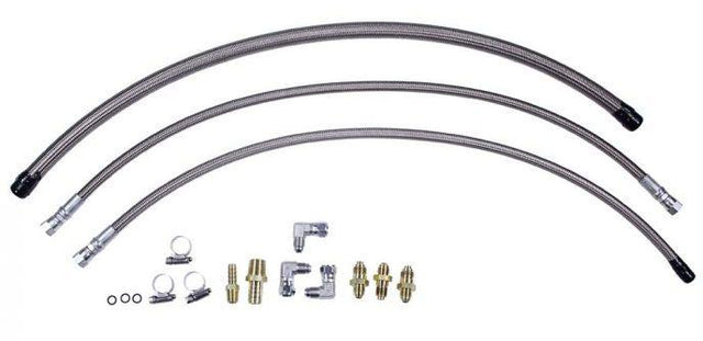 Flaming River Stainless Braided Hose Kit - Remote Reservoir (FR1610) FR1610