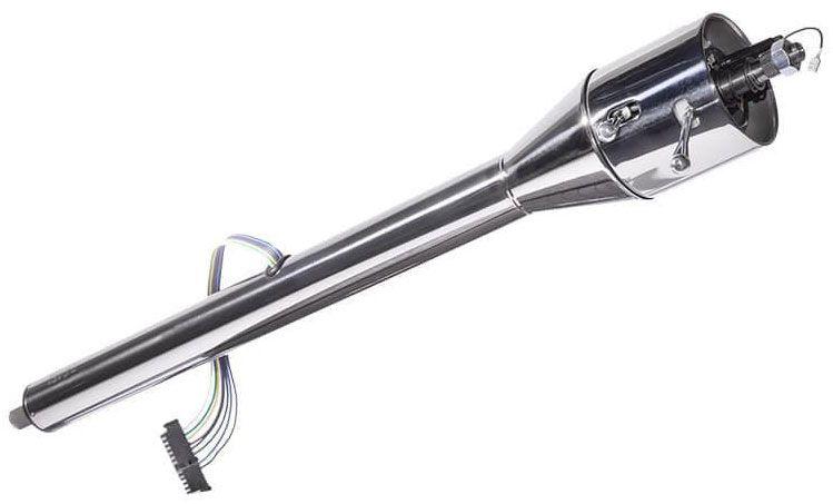 Flaming River 30" Floor Shift Tilt Steering Column - Polished Finish (FR20001SS)