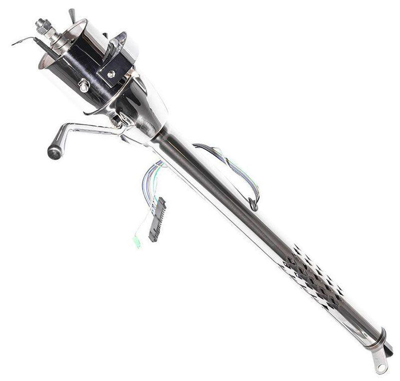 Flaming River 33" Column Shift Laser Cut Tilt Steering Column (FR20022SSLC) FR20022SSLC