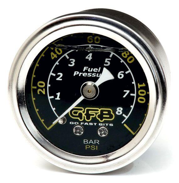 GFB Fuel Pressure Gauge 120PSI/8 Bar - Automotive - Fast Lane Spares