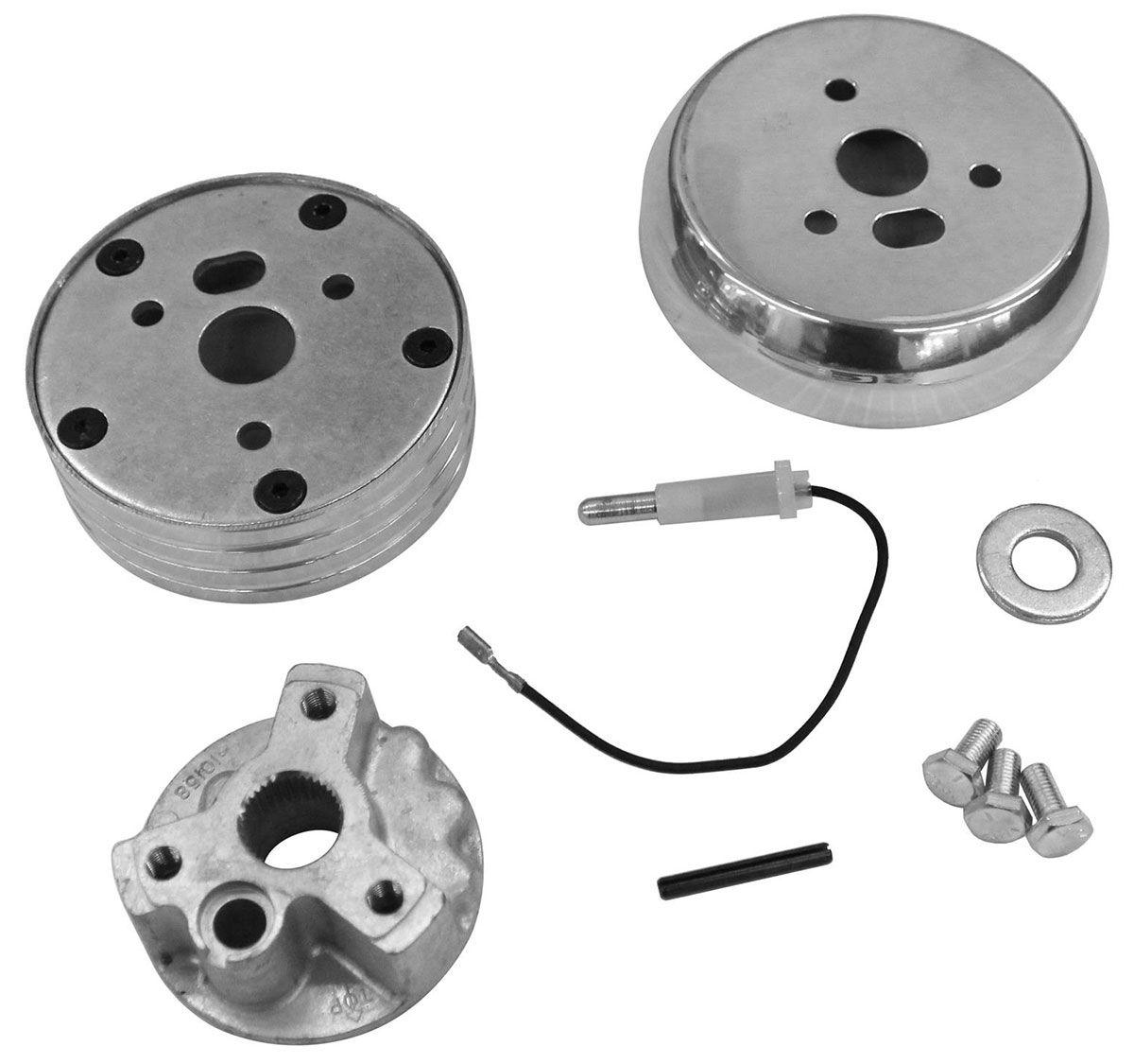 Grant Billet Polished Steering Wheel Installation Kit (GR51621) — Fast