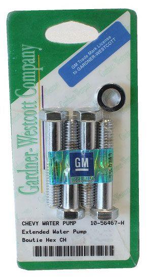 Gardener Chrome Hex Long Water pump Bolt Kit (GW10-56467-H) GW10-56467-H