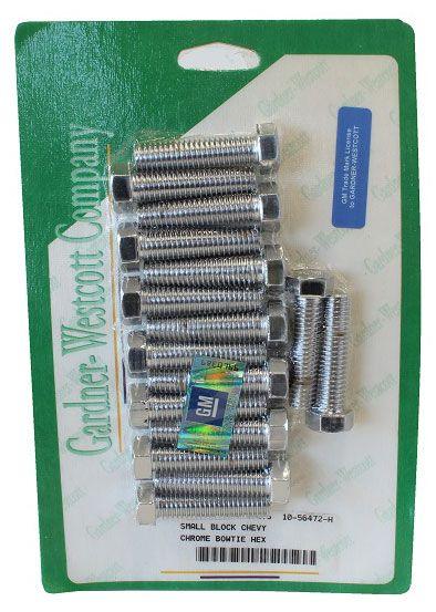 Gardener Chrome Hex Outside Head Bolts (GW10-56472-H) GW10-56472-H