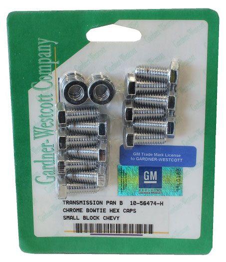 Gardener Chrome Hex Transmission Pan Bolt Set (GW10-56474-H) GW10-56474-H