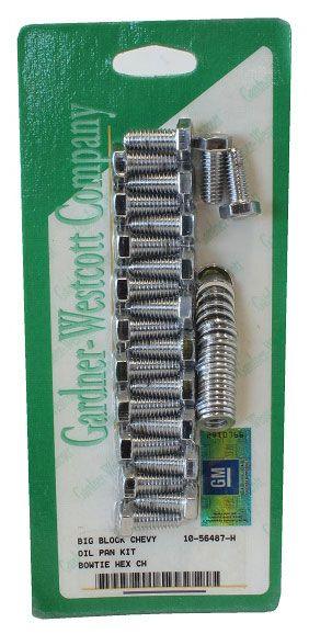 Gardener Chrome Hex Oil Pan Bolt Set (GW10-56487-H) GW10-56487-H