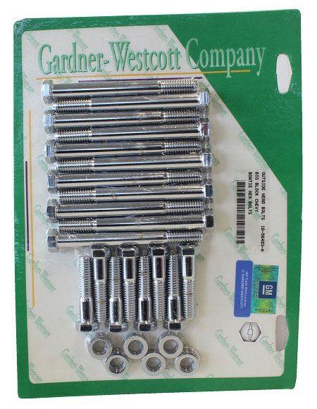 Gardener Outside Head Bolts with Bow Tie Logo (GW10-56493-H) GW10-56493-H