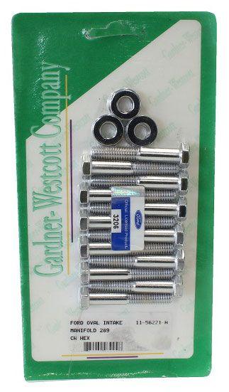 Gardener Chrome Hex Intake Manifold Bolt Set (GW11-56221-H) GW11-56221-H