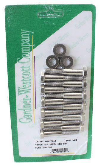 Gardener S/S Hex Intake Manifold Bolt Set (GW56221-HS) GW56221-HS