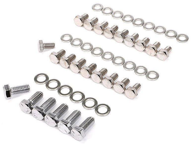 Gardener Hex Oil Pan Bolt Set, Chrome (GW56232-H) GW56232-H