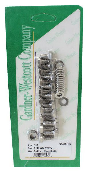 Gardener S/S Hex Oil Pan Bolt Set (GW56465-HS)