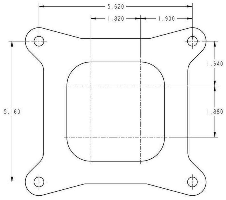 Holley 600 CFM 4-Barrel Street/Strip Carburettor - Classic Finish (HO0-4776C)