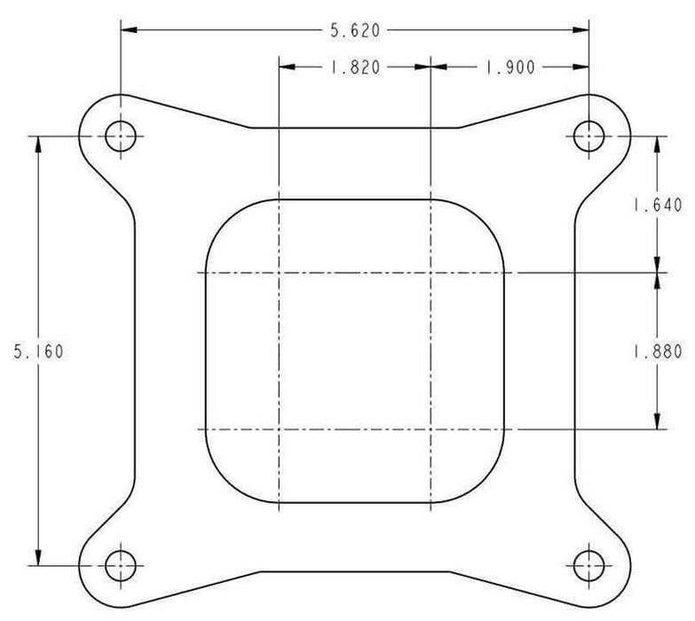 Holley 600 CFM 4-Barrel Street/Strip Carburettor - Shiny Finish (HO0-4776S)