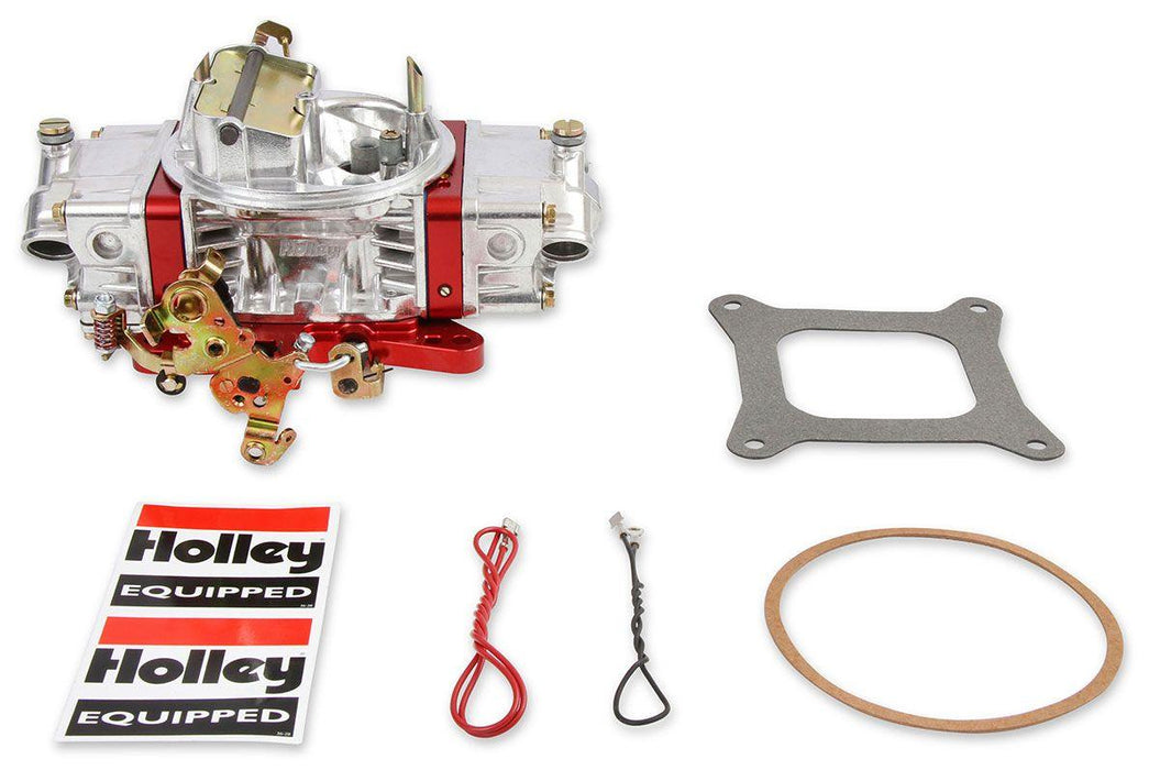 Holley 650 CFM Ultra Double Pumper 4-Barrel Carburettor - Red (HO0-76650RD)