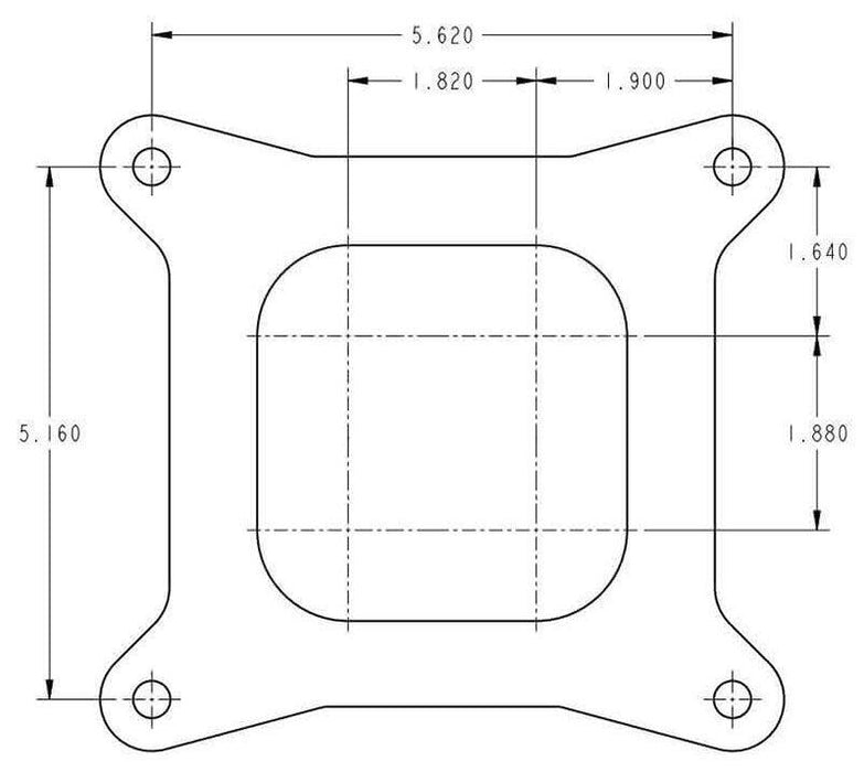 Holley 390 CFM 4-Barrel Street Carburettor (HO0-8007)